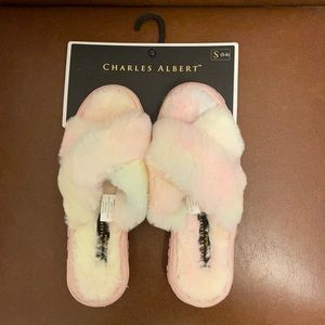 NWT Charles Albert Tie Dye Slippers